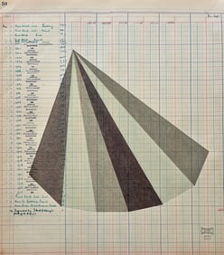 VINTAGE MODERNIST DRAWING