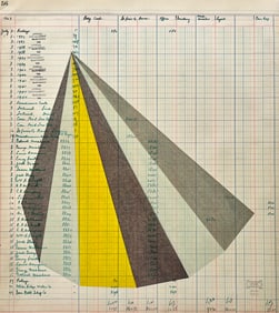 VINTAGE MODERNIST DRAWING