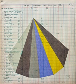 VINTAGE MODERNIST DRAWING