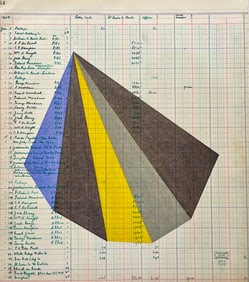 VINTAGE MODERNIST DRAWING