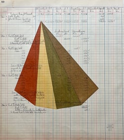 VINTAGE MODERNIST DRAWING