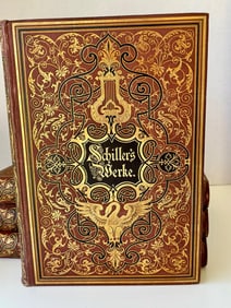 Antique Schiller's Werke 4 Volumes German Language
