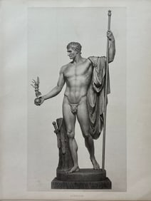 ANTIQUE PRINT AFTER ANTONIO CANOVA NAPOLEON