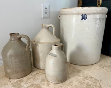 Antique Stoneware 4 pieces