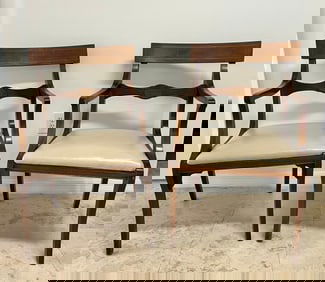 Two Antique Regency Armchairs