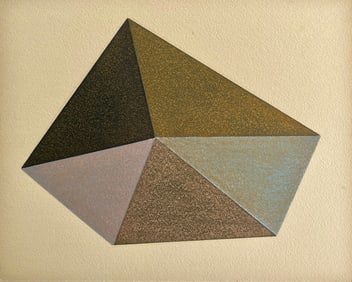 VINTAGE GEOMETRIC PAINTING