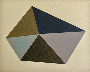 VINTAGE GEOMETRIC PAINTING