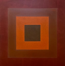 HARD EDGE PAINTING OIL ON MASONITE