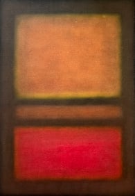 CONTEMPORARY ABSTRACT OIL ON CANVAS PAINTING