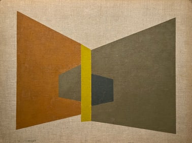 VINTAGE GEOMETRIC PAINTING