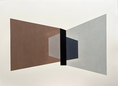 GEOMETRIC COMPOSITION PAINTING