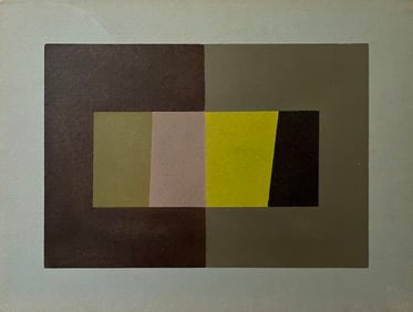 HARD EDGE VINTAGE PAINTING