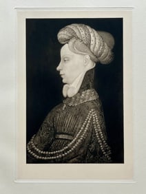 ETCHING PRINT AFTER PISANELLO "PORTRAIT OF A LADY"