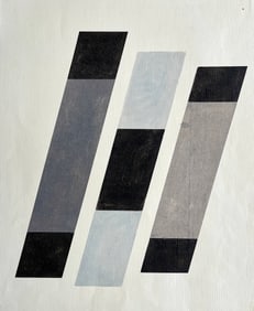 VINTAGE HARD EDGE PAINTING