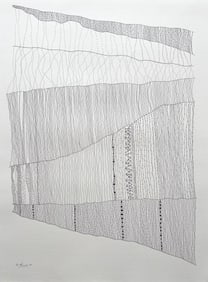 ORIGINAL MINIMALIST INK ON PAPER DRAWING