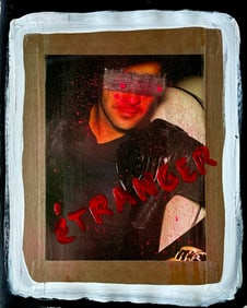 MIXED MEDIA COLLAGE ON PAPER