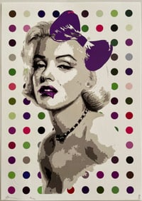 POP ART PRINT GRAFFITI ART MARILYN MONROE