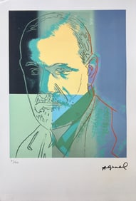 ANDY WARHOL PRINT SIGMUD FREUD