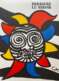 ALEXANDER CALDER ORIGINAL 1966 DERRIERE LE MIROIR LITHOGRAPH (1 of 2)