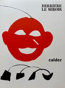 ALEXANDER CALDER ORIGINAL VINTAGE DERRIERE LE MIROIR COVER LITHOGRAPH