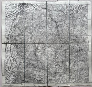 ANTIQUE ITALIAN MAP BOLZANO