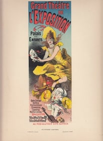 FRENCH ART NOUVEAU POSTER CA 1886