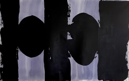 ORIGINAL ABSTRACT ACRYLIC ON CANVAS PAINTING 56X36IN