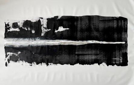 LARGE ABSTRACT ACRYLIC ON CANVAS PAINTING 52X70 in