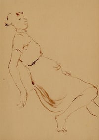 JOHN FENTON WATERCOLOR PAINTING