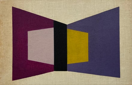 VINTAGE GEOMETRIC PAINTING