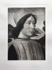ETCHING AFTER BASTIANO MAINARDI PORTRAIT OF A MAN