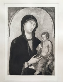 ETCHING AFTER SEGNA DI BONAVENTURA MADONNA AND CHILD
