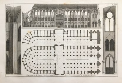 19th C. FRENCH ARCHITECTURAL ENGRAVING
