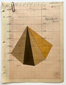 Original Hard Edge Geometric Painting