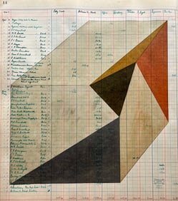 VINTAGE MODERNIST DRAWING