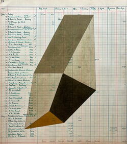 VINTAGE MODERNIST DRAWING