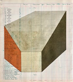 VINTAGE MODERNIST DRAWING