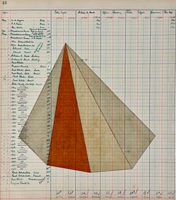VINTAGE MODERNIST DRAWING