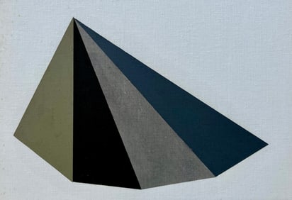 VINTAGE GEOMETRIC PAINTING