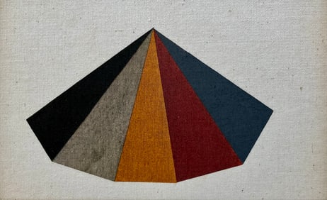 VINTAGE GEOMETRIC PAINTING