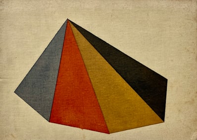 VINTAGE GEOMETRIC PAINTING