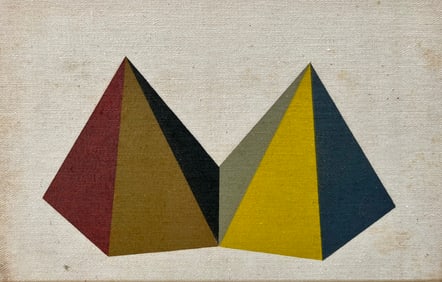 VINTAGE GEOMETRIC PAINTING