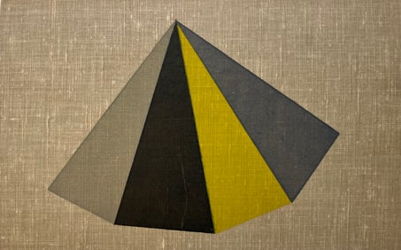 VINTAGE GEOMETRIC PAINTING