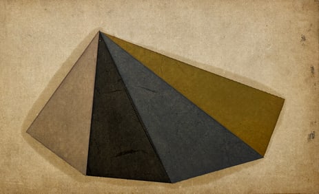 VINTAGE GEOMETRIC PAINTING