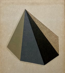VINTAGE GEOMETRIC PAINTING