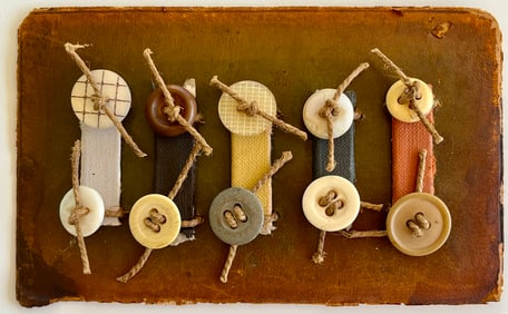 VINTAGE OUTSIDER ART COLLAGE