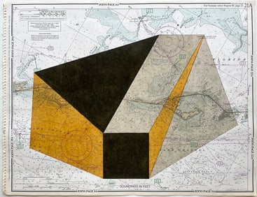 Original Hard Edge Geometric Painting