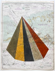Original Hard Edge Geometric Painting