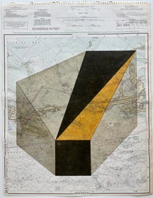 Original Hard Edge Geometric Painting
