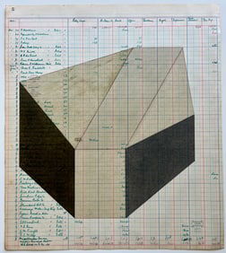Original Hard Edge Geometric Painting
